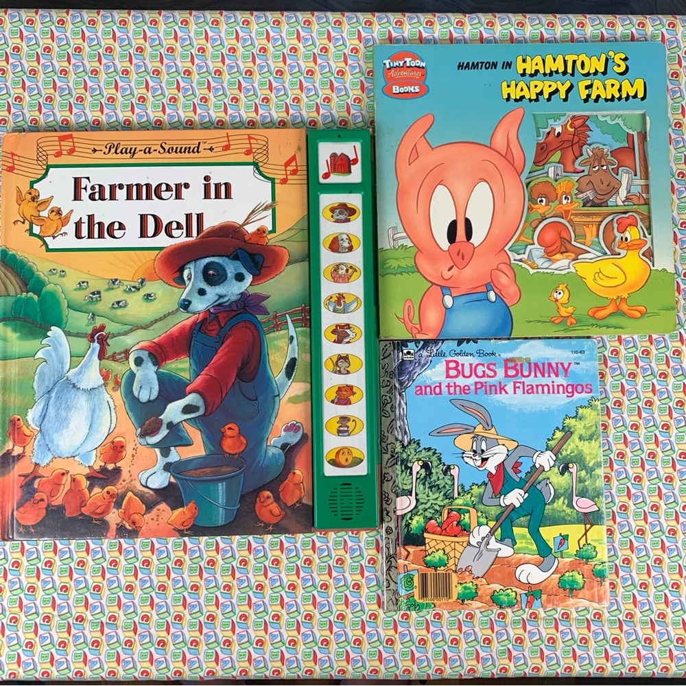 Farm books for young readers book set.